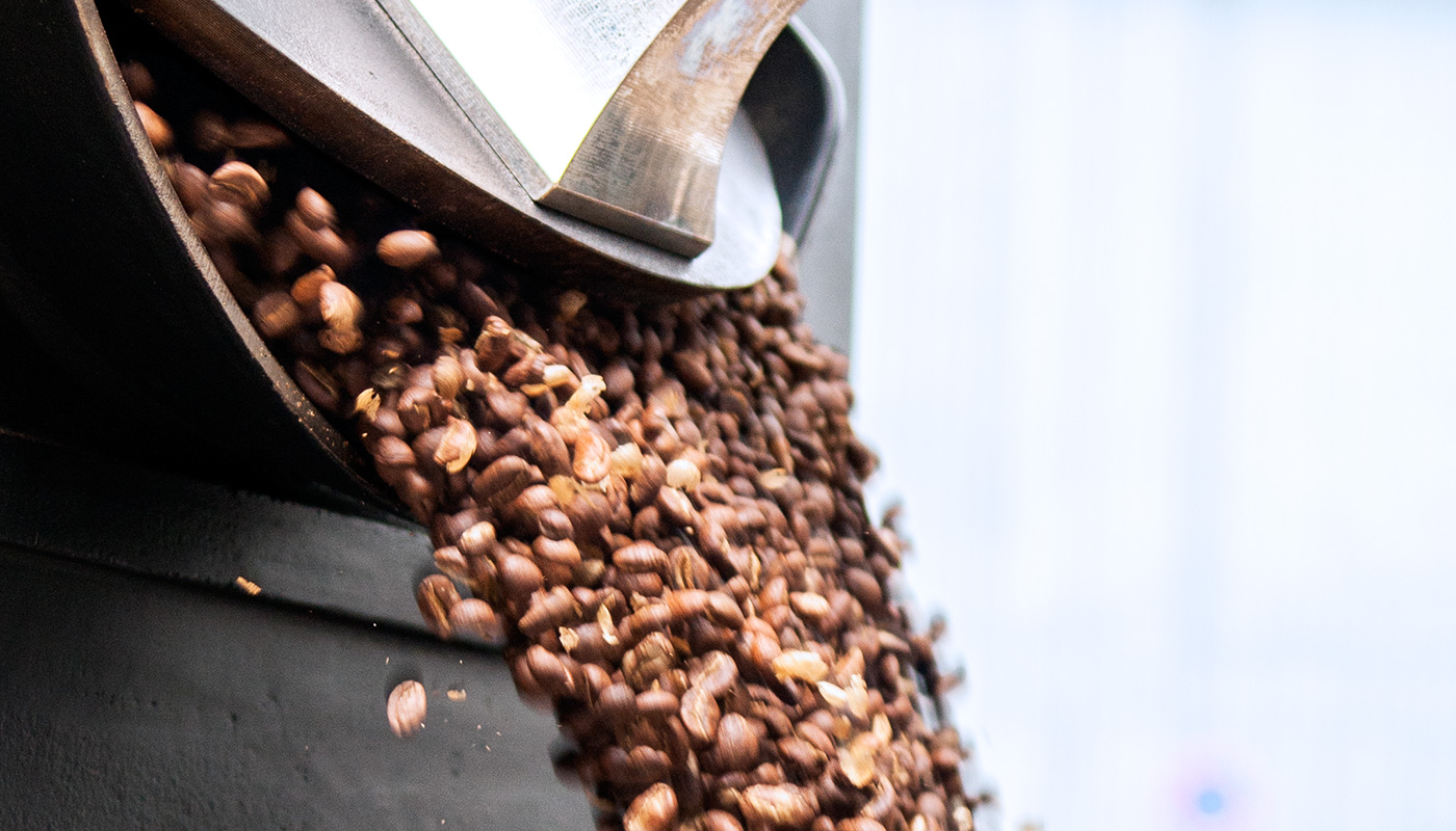 Santas Koffie slow-roast brandproces
