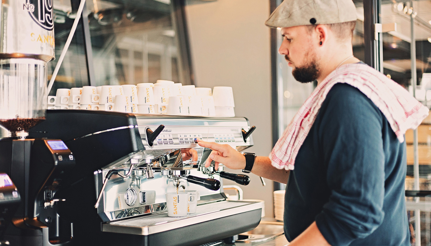 Koffiemachines bestellen bij Santas Koffie