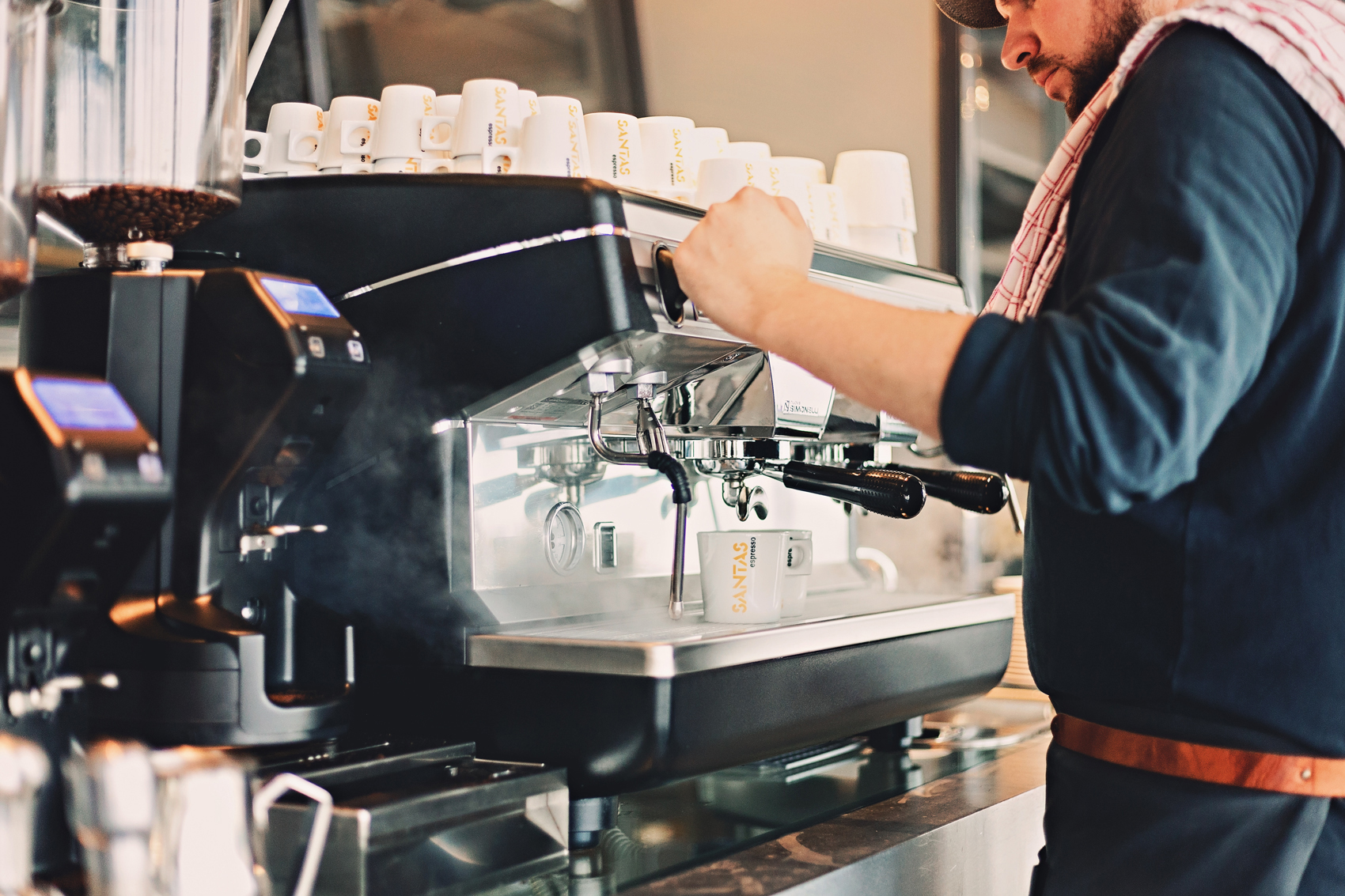 koffiemachine voor zakelijk gebruik - Santas Koffie